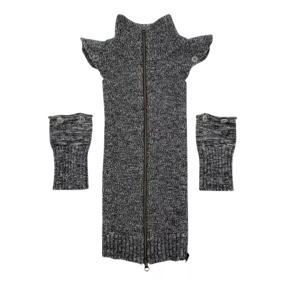 Veronica Beard black white wool Melange Uptown Dickey Jacket insert with cuffs - Picture 1 of 16